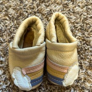Boutique rainbow boho moccasins - gender neutral / excellent condition